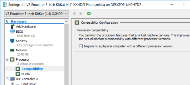 emulator-processor-compat